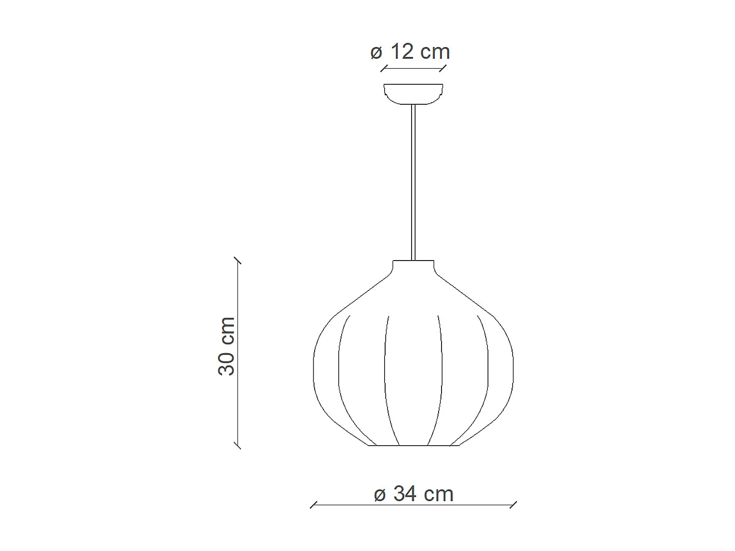 Lampadario Vintage Decò Afoxe' Ceramica Marrone Moka 1 Luce E27