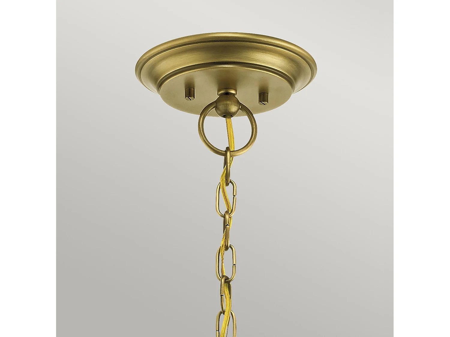 Lampadario a 5 luci Elstead Waverly, ottone naturale, attacco E27