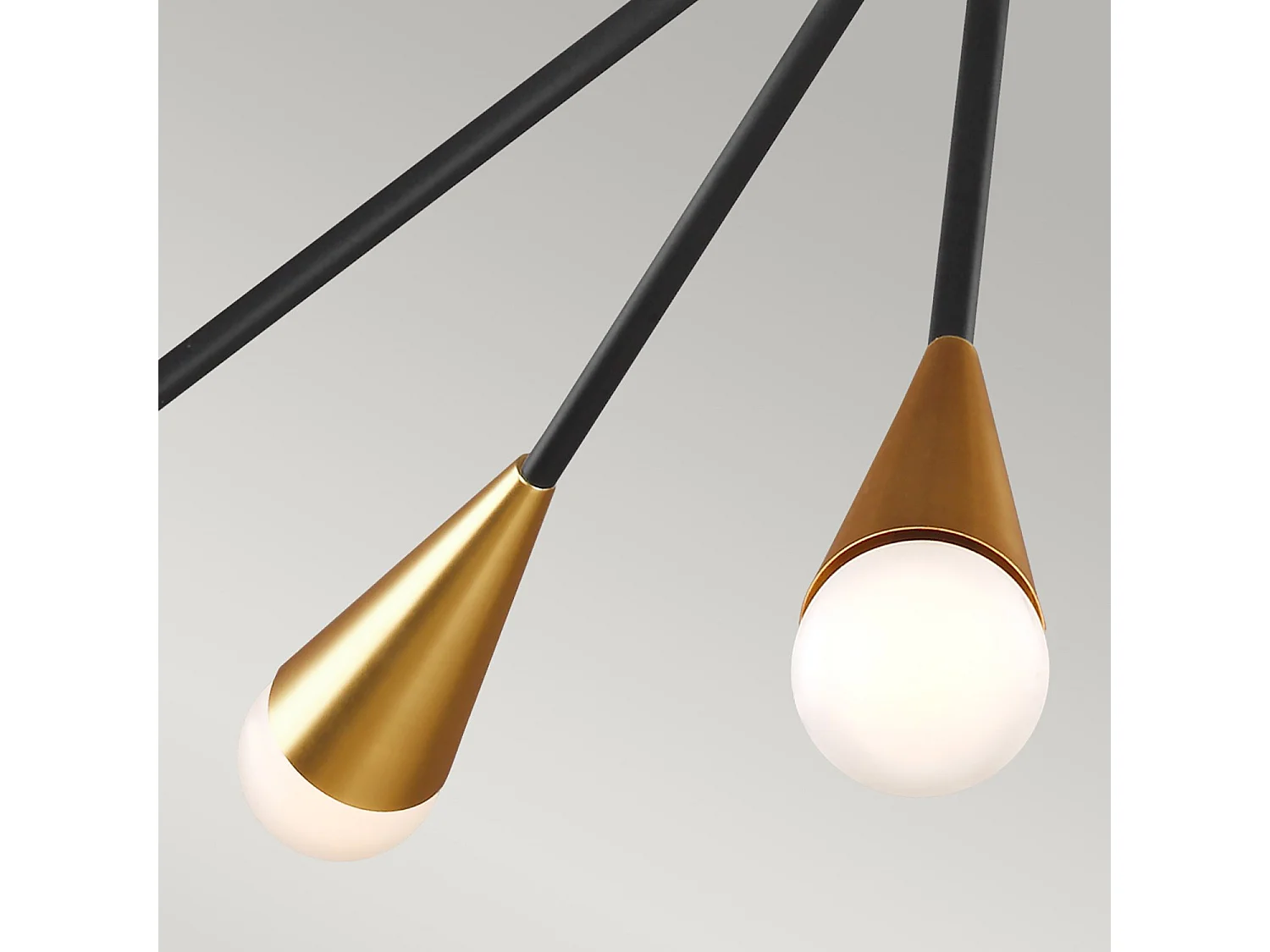 Lampadario a 10 luci Elstead Jax, Midnight Black, G9
