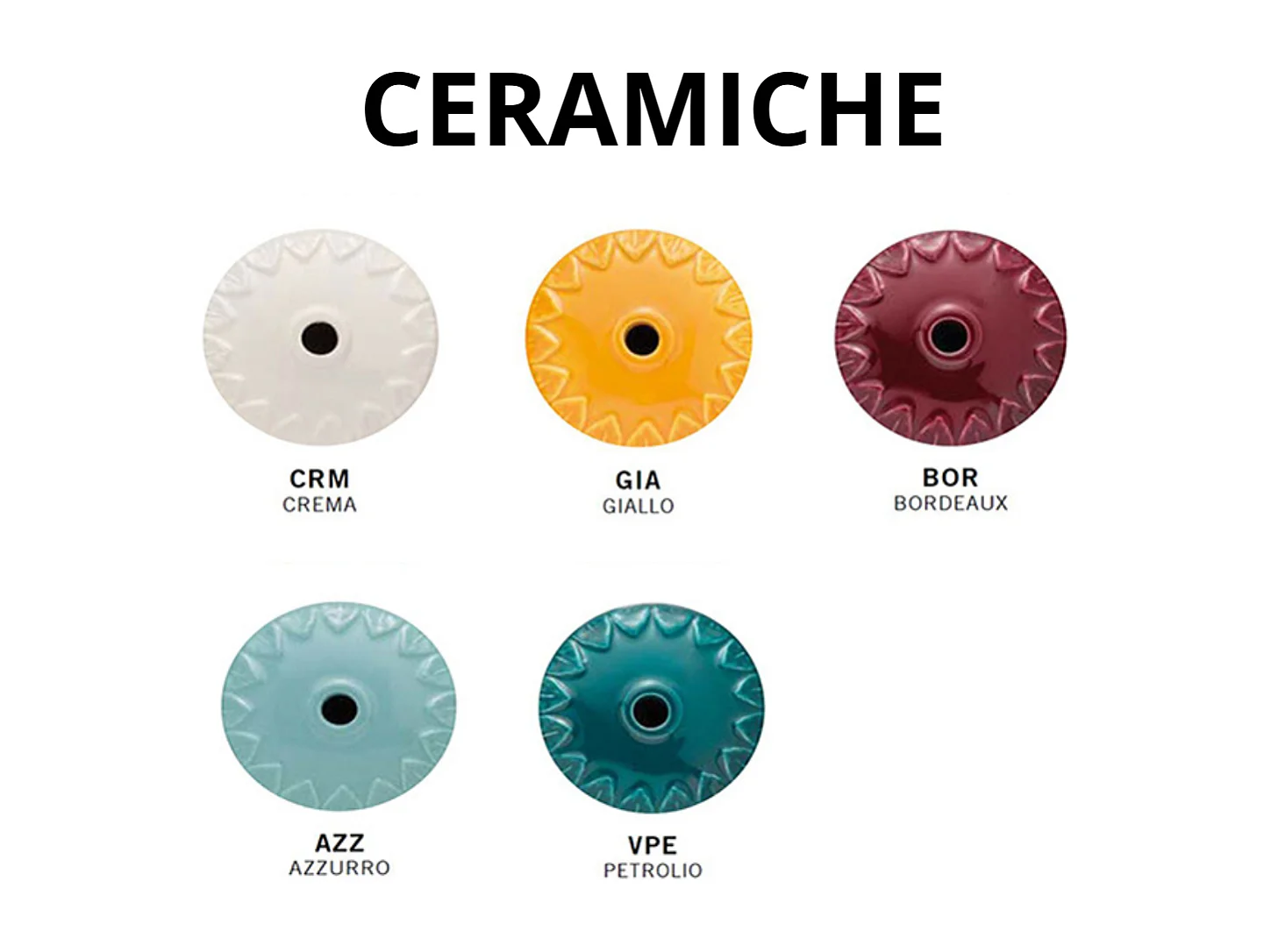 Lampadario Vintage Colors Ferro E Ceramica Azzurro 1 Luce E27 30Cm