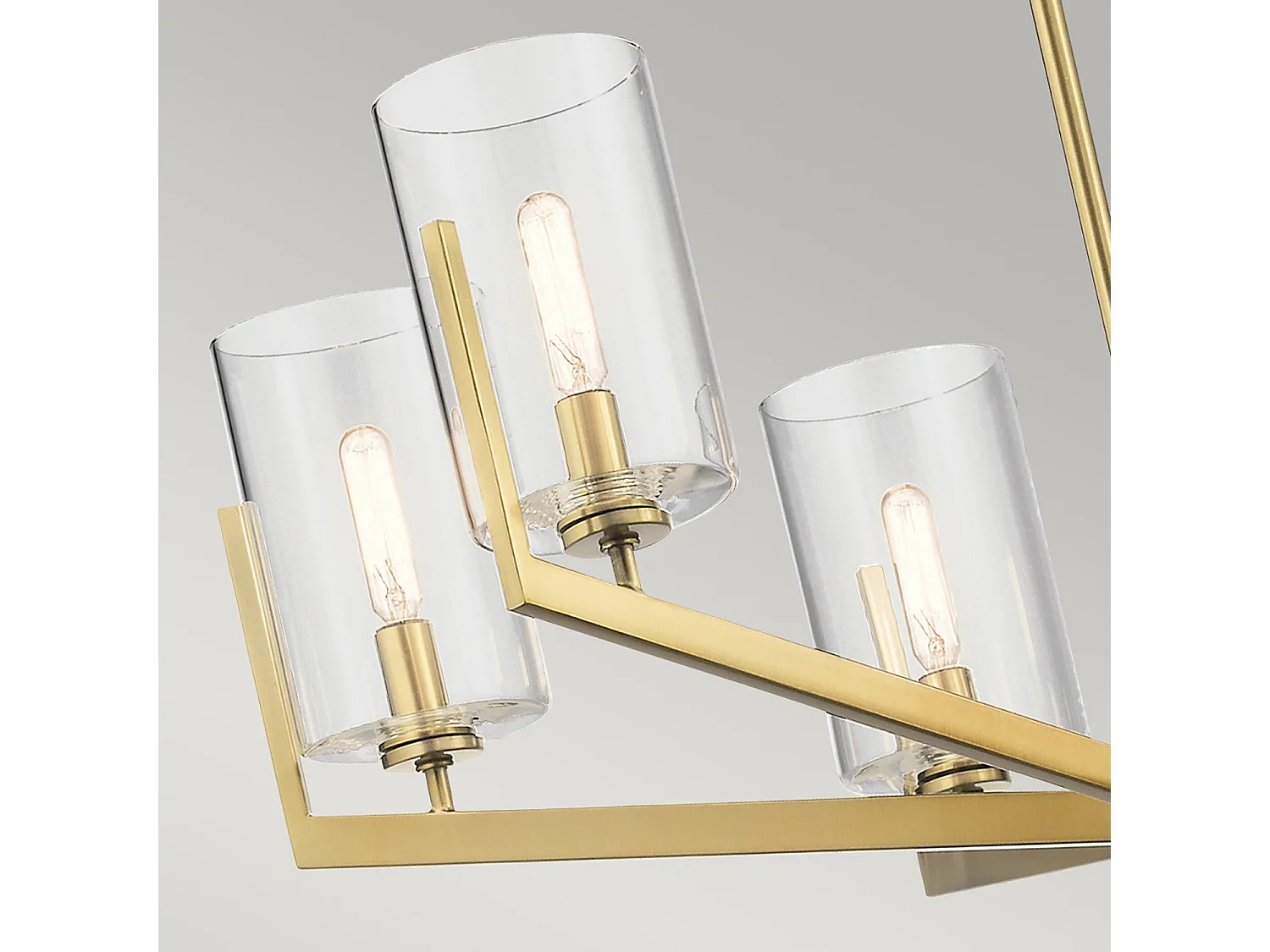 Elstead Kichler Nye Plafonnier suspendu à bras multiples Laiton naturel brossé