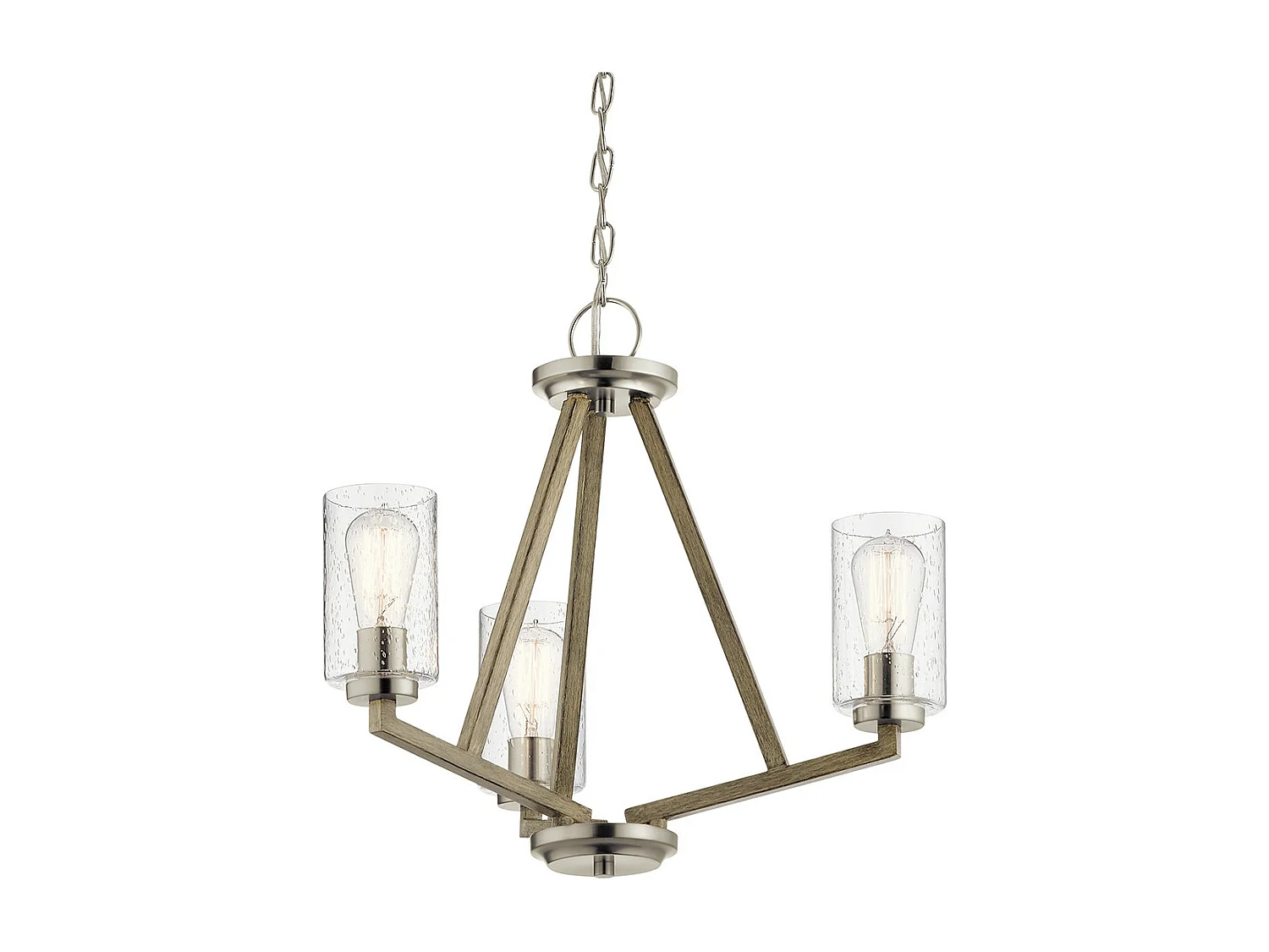 Elstead Kichler Deryn Multi Arm Pendel Takljus Distressed Antique Grey