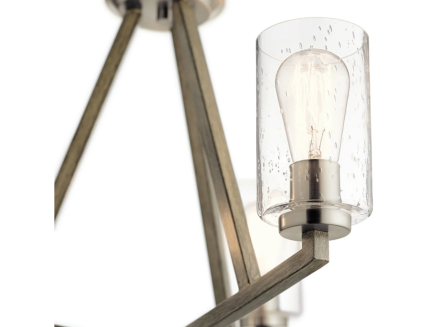 Elstead Kichler Deryn Multi Arm Pendel Takljus Distressed Antique Grey