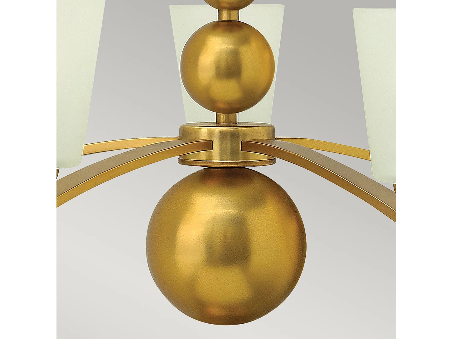 Elstead Zelda - 5 leichte mehrarmige Kronleuchter Vintage Messing Finish, E27