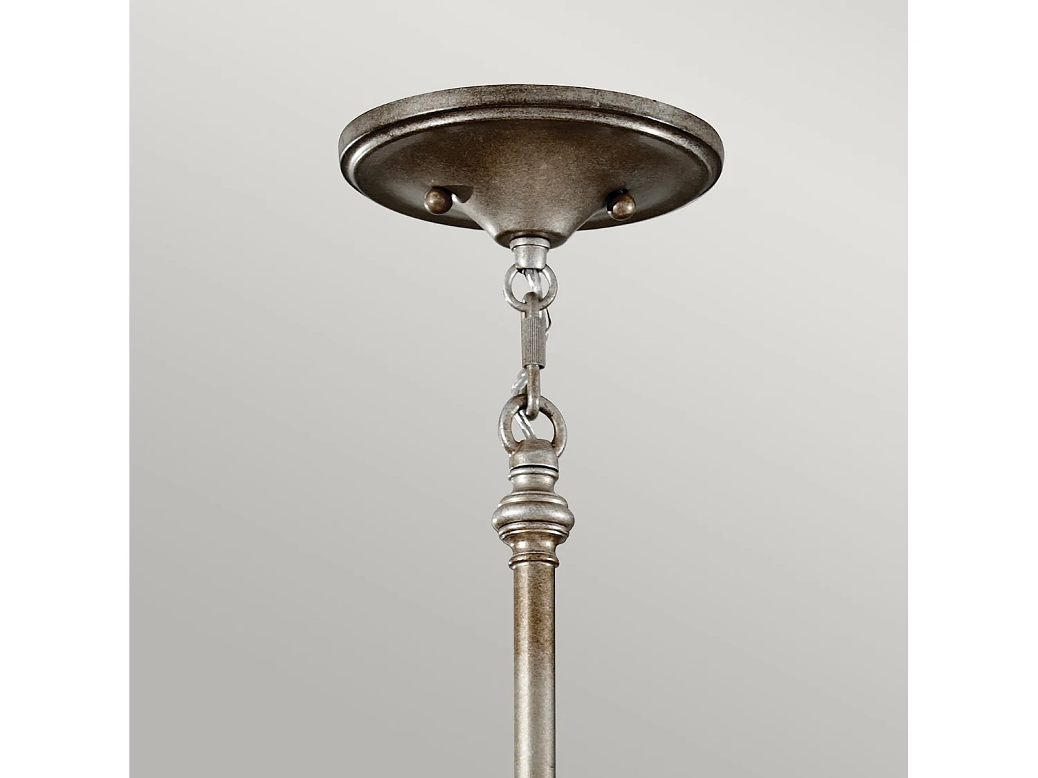 Lampadario Contemporaneo Lucia Acciaio Argento Brunito Cristallo 6 Luci E27