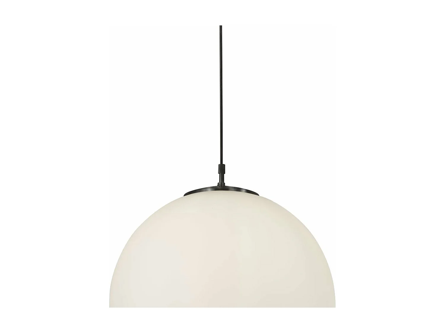 Searchlight Atom - Paralume in vetro opalino a 1 globo luminoso, attacco E27