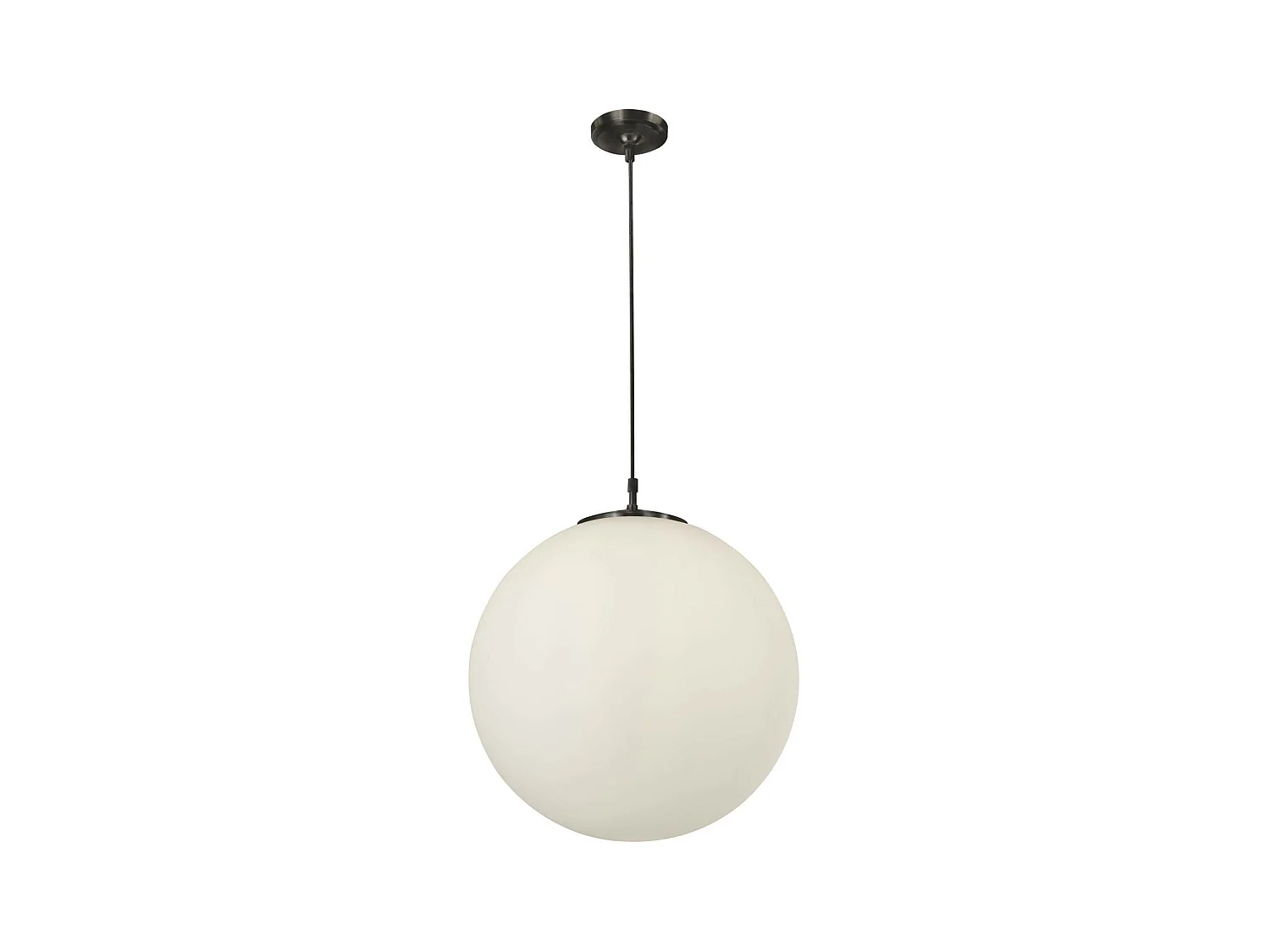 Searchlight Atom 1 Light Globe Pendel Opal Glass Skrm, E27