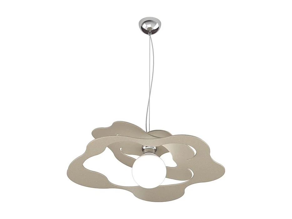 Ripples Sospensione D.50 Cm. 1 Luce Sabbia