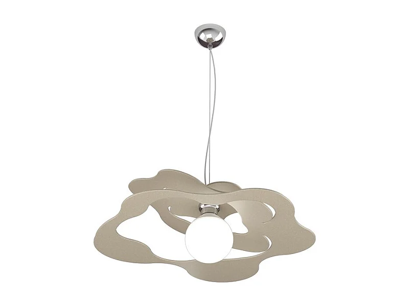 Ripples Sospensione D.50 Cm. 1 Luce Sabbia