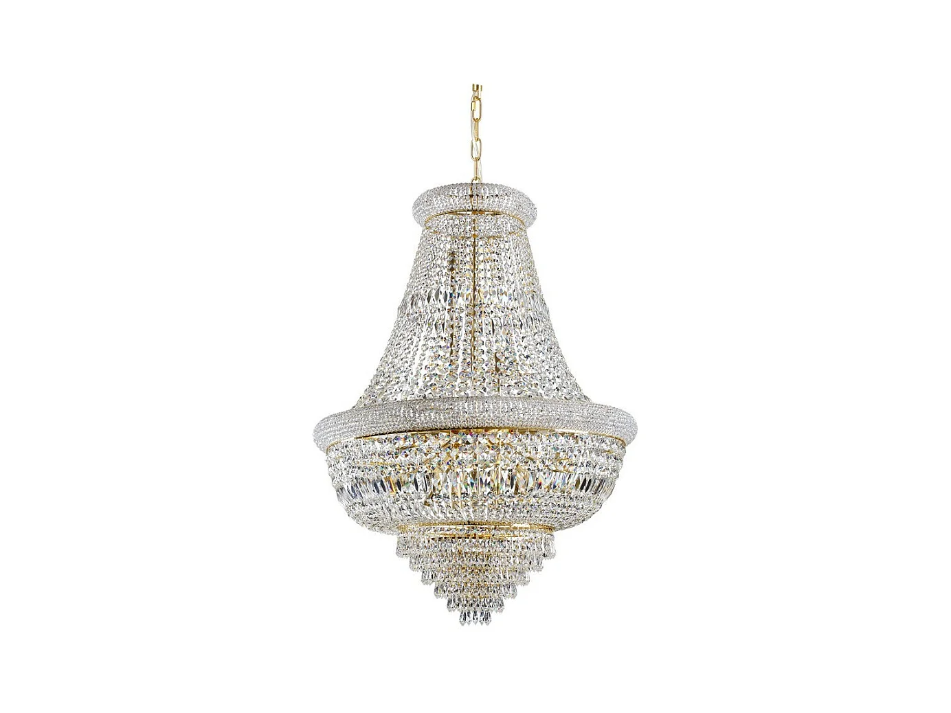 Ideal Lux DUBAI Suspension d'intérieur de lustre de plafond 24 lumières or, E14