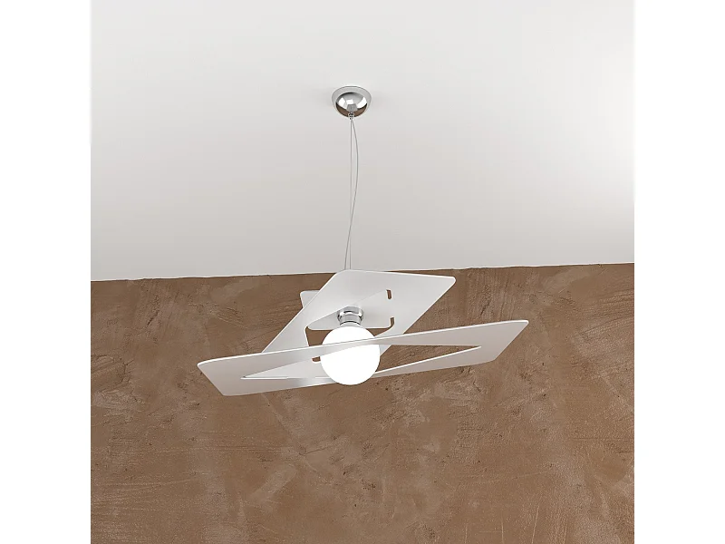 Wacky Sospensione 60 Cm. 1 Luce Bianco