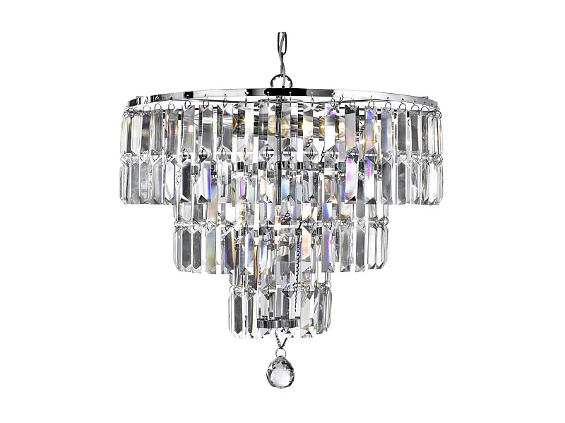 Searchlicht Empire - 5 licht Kronleuchter Chrome Finish, E14