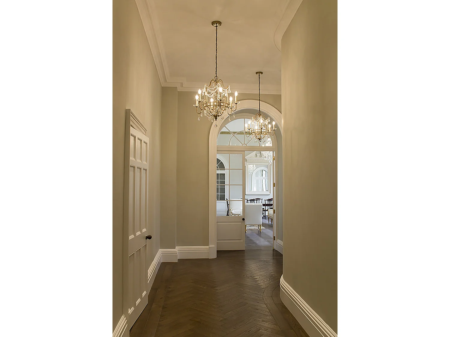 Lampadario Classico Gianna Cristallo Argento Dorato Vetro Oro 4 Luci E14