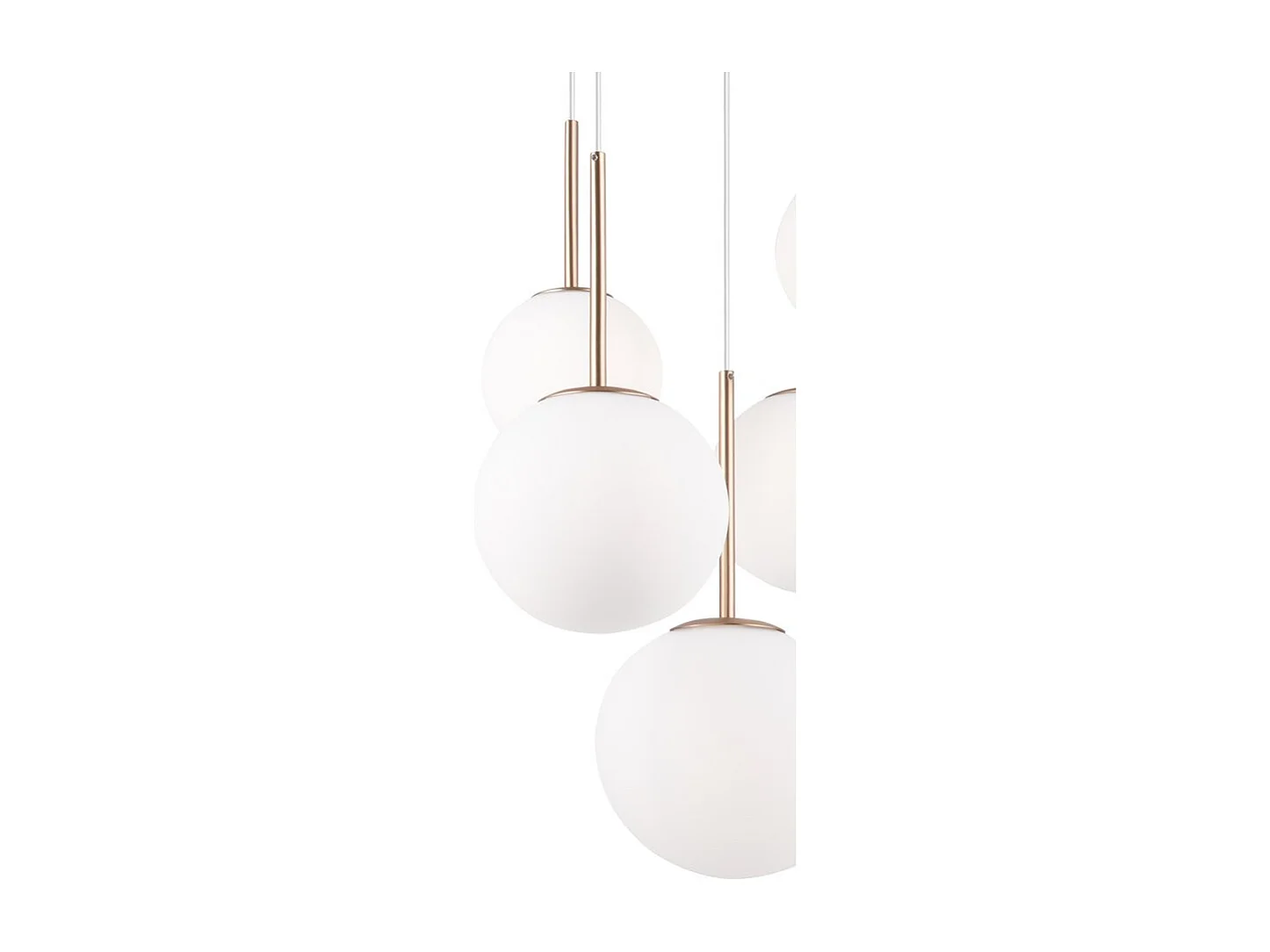 Maytoni Basic form Maytoni Basic Form Modern 5 Light Cluster Lampada da soffitto a sospensione Oro E14