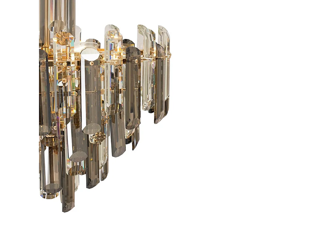 Maytoni Flare Neoklassizistische Pendel-Deckenleuchte Gold