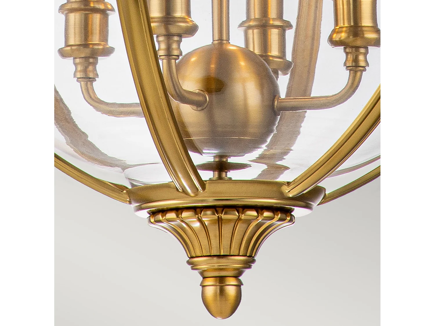 Elstead Feiss Adams Sphärische Pendel-Deckenleuchte Messing brüniert