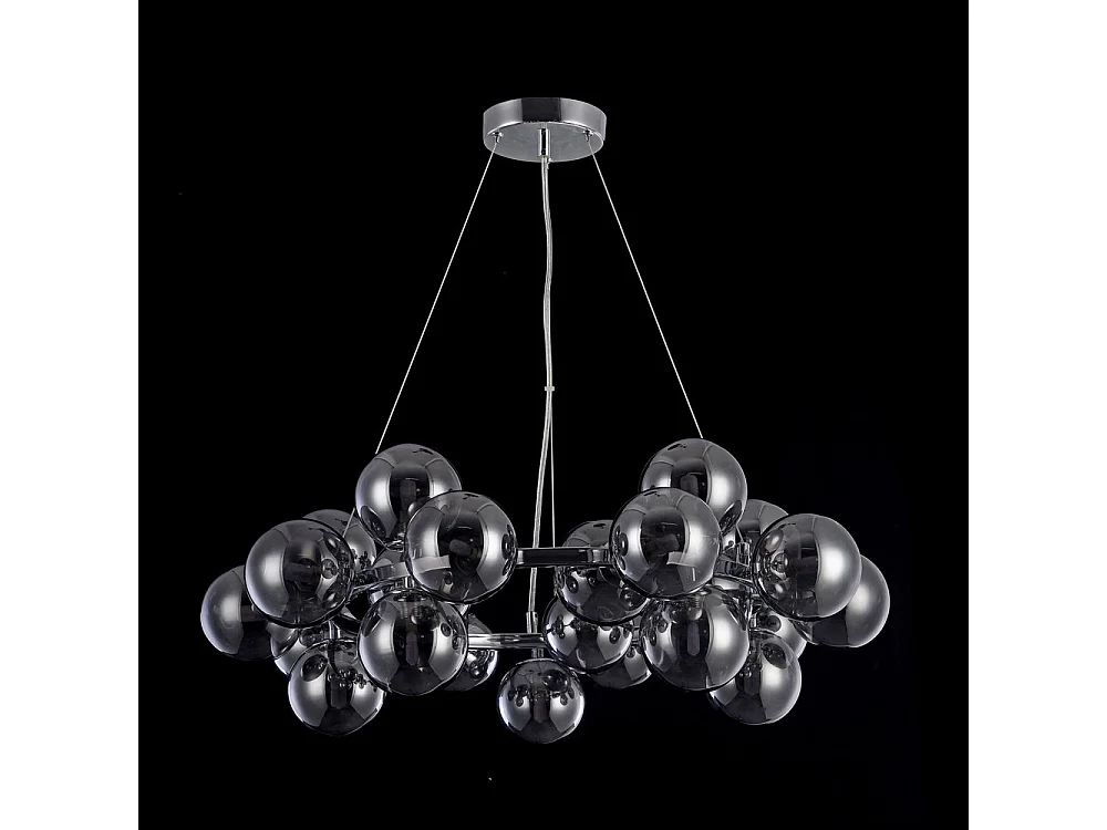 Dallas Lampada a Sospensione da Soffitto Cromata, 25 Luci, G9