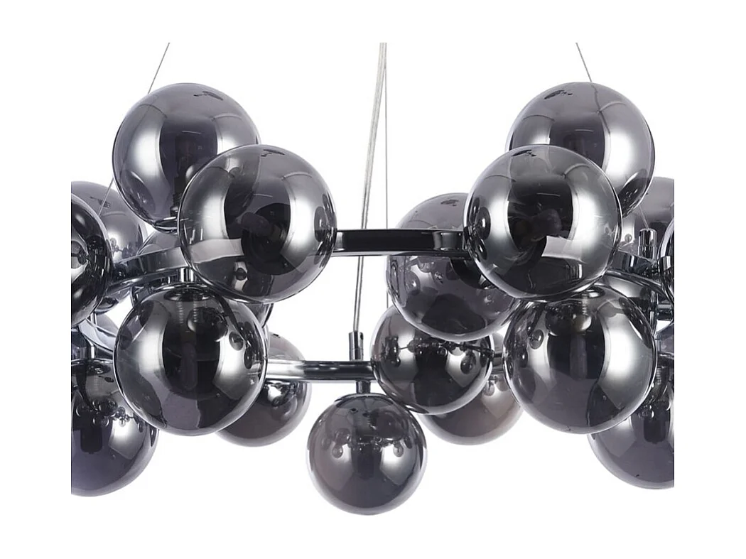 Dallas Lampada a Sospensione da Soffitto Cromata, 25 Luci, G9