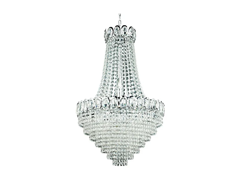 Searchlight Louis Philipe Lustre à 6 ampoules au fini chromé, E14