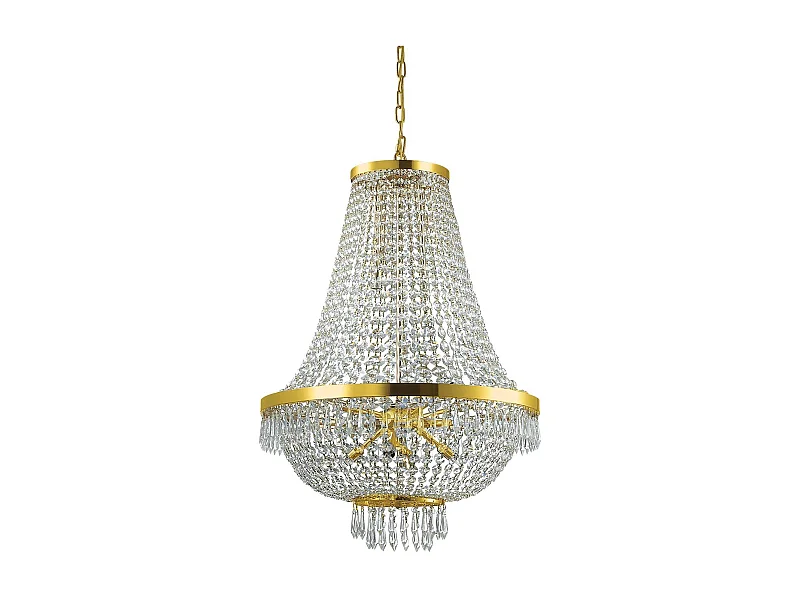 Ideal Lux Caesar - 12 Licht Pendelleuchte Gold, G9
