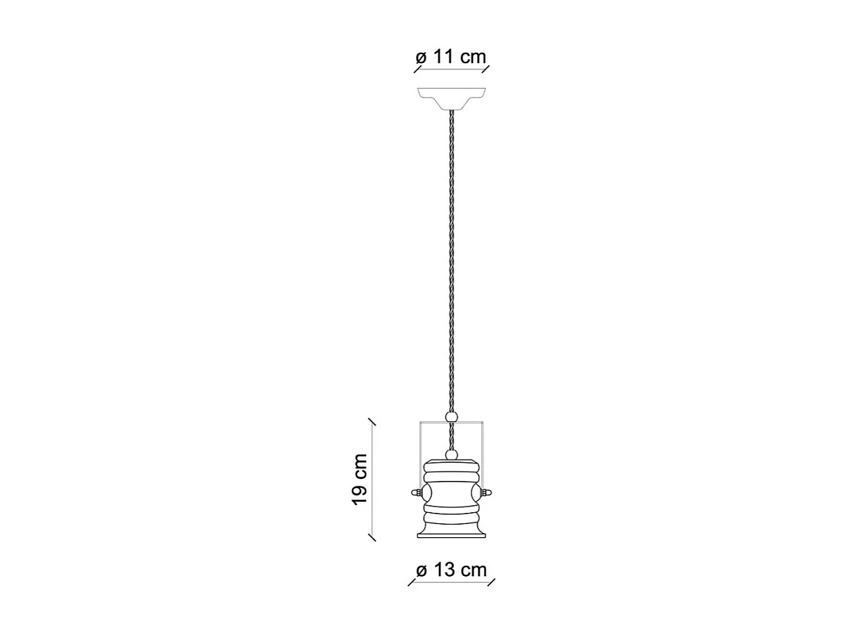 Lampadario Industrial Minimal Urban Ferro Ceramica Vintage Azzurro 1 Luce E27