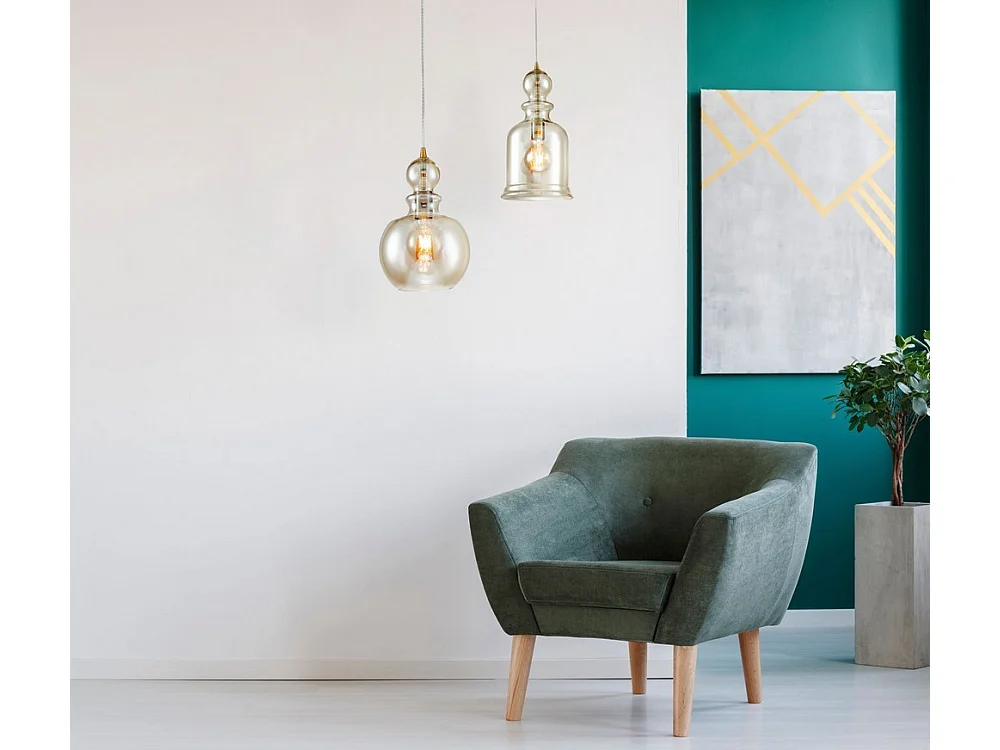 Tone Dome Decken-Pendelleuchte Bronze, 1-flammig, E27