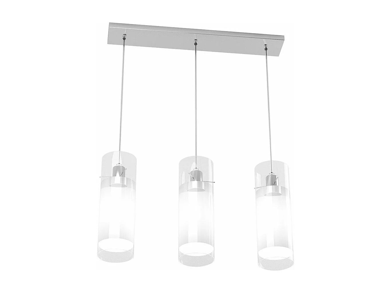 Cilinder Sospensione 3 Luci