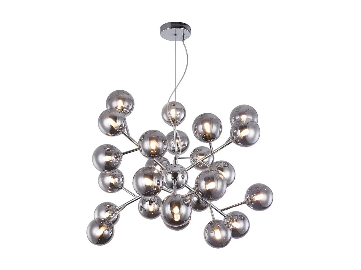 Dallas Deckenpendelleuchte Chrom, 24 Licht, G9