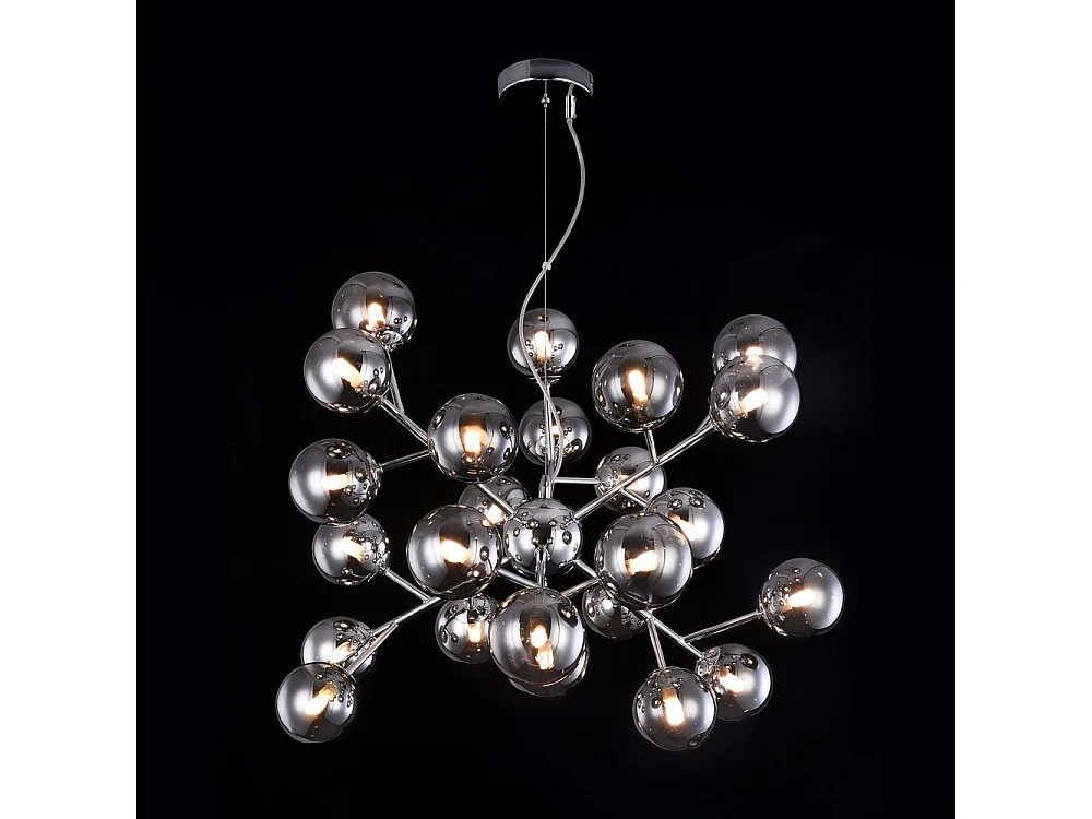 Dallas Deckenpendelleuchte Chrom, 24 Licht, G9