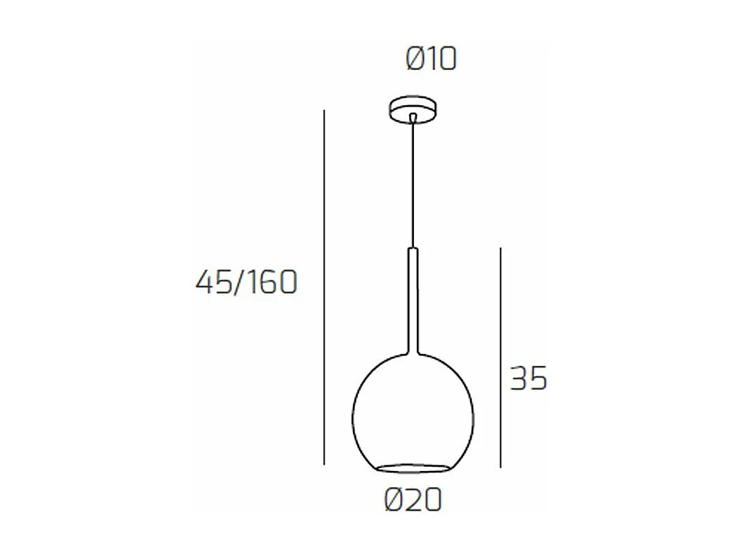 Sosp. Cromo 1 Luce Media Oro