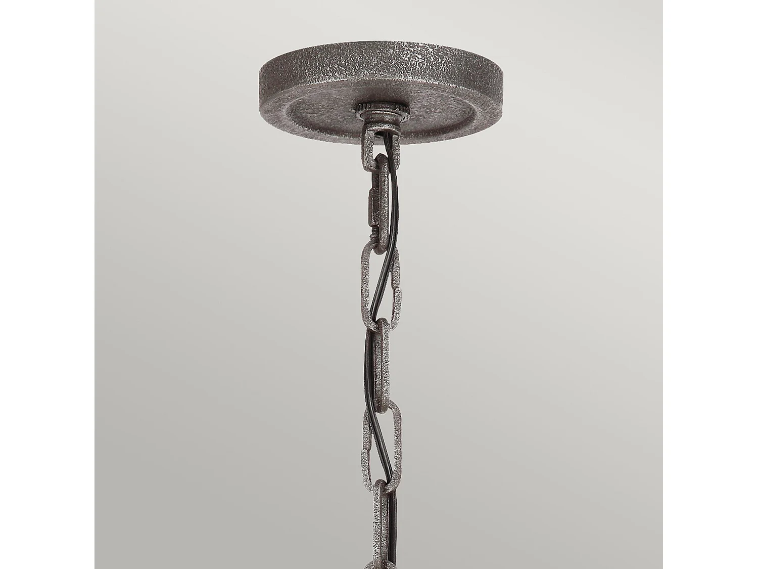 Angelo Lampadario Feiss a 9 luci in rovere stagionato