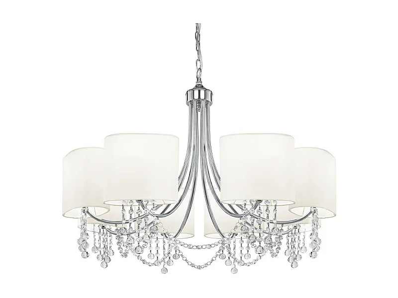 Searchlight Nina 8 Ltt flerarmad ljuskrona kromfinish, E14