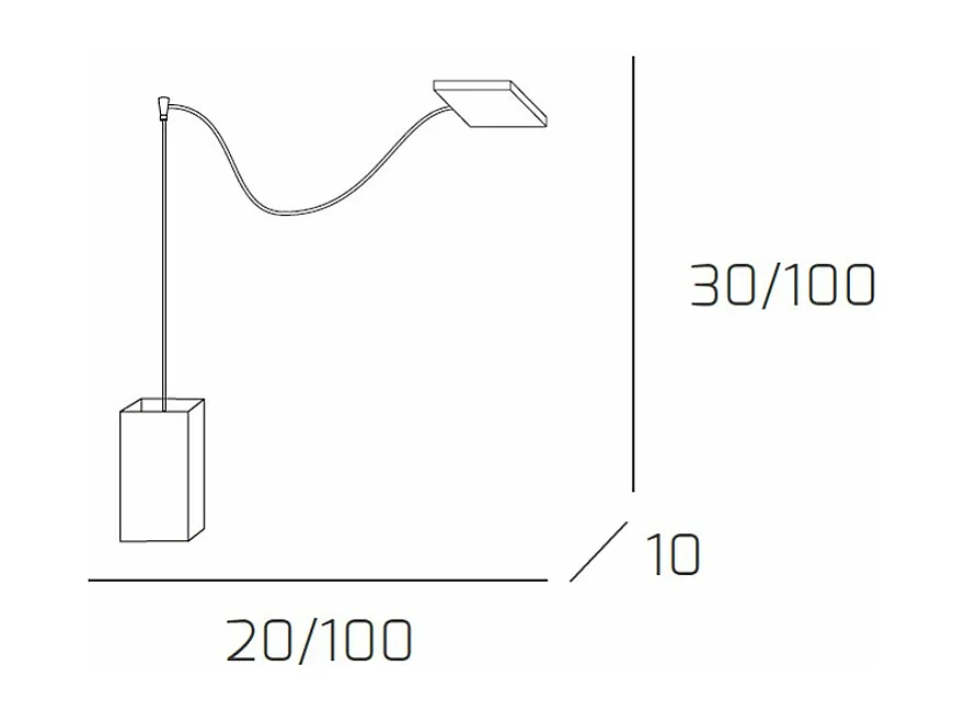 Sospensione Contemp Decentratori Wild Metallo Cromo Vetro Satinato 1 Luce E27