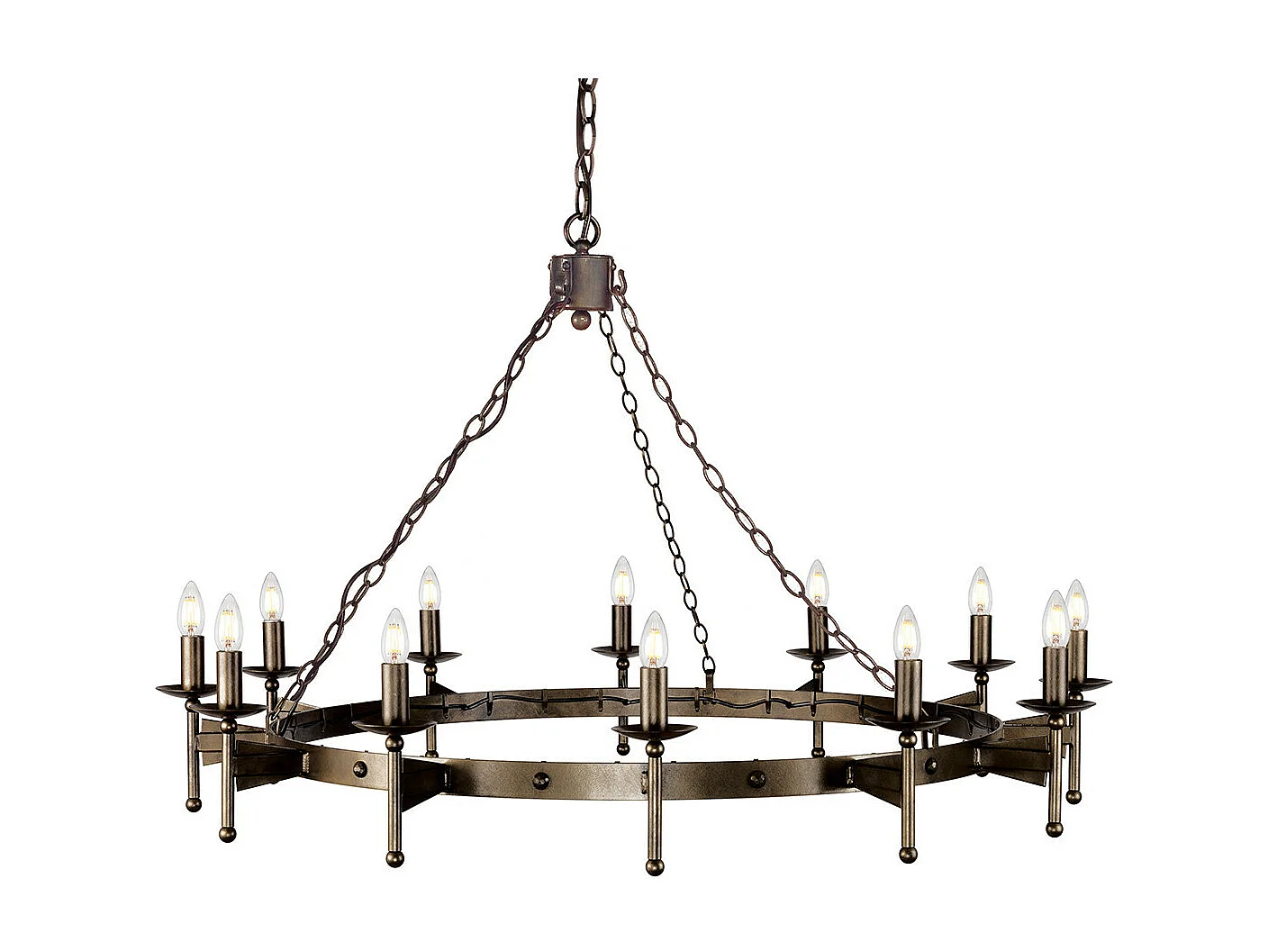 Elstead Cromwell 12 ljus ljuskrona