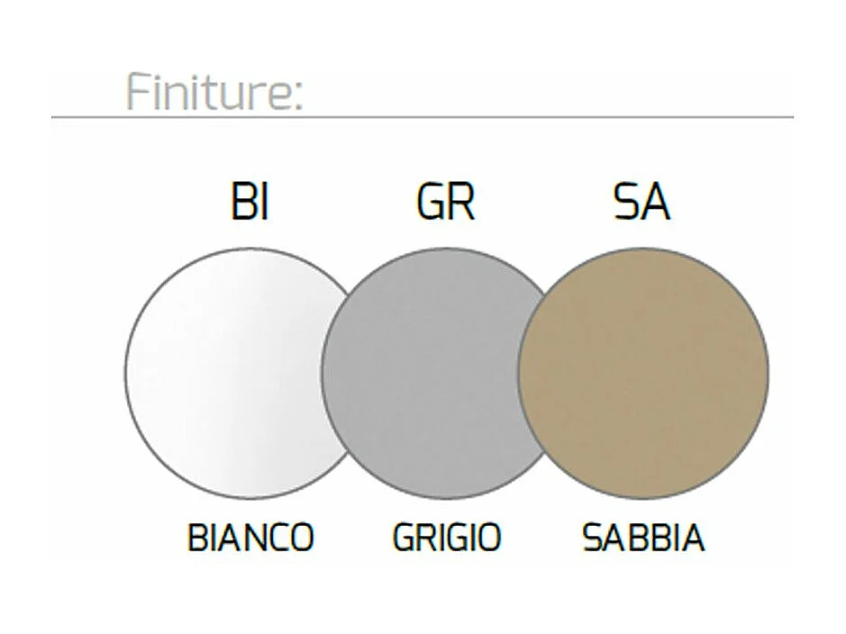 Wacky Sospensione 45 Cm. 1 Luce Grigio