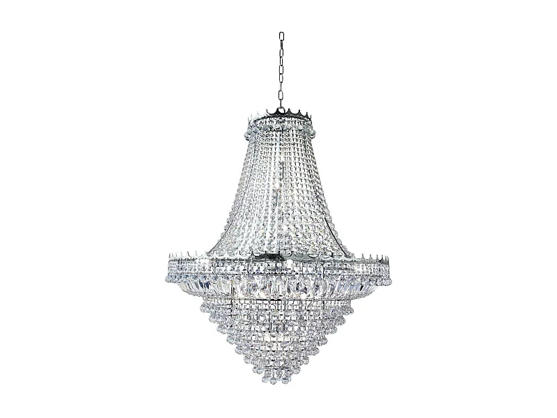 Searchlight Versailles 19 ljus ljuskrona kromfinish, E14