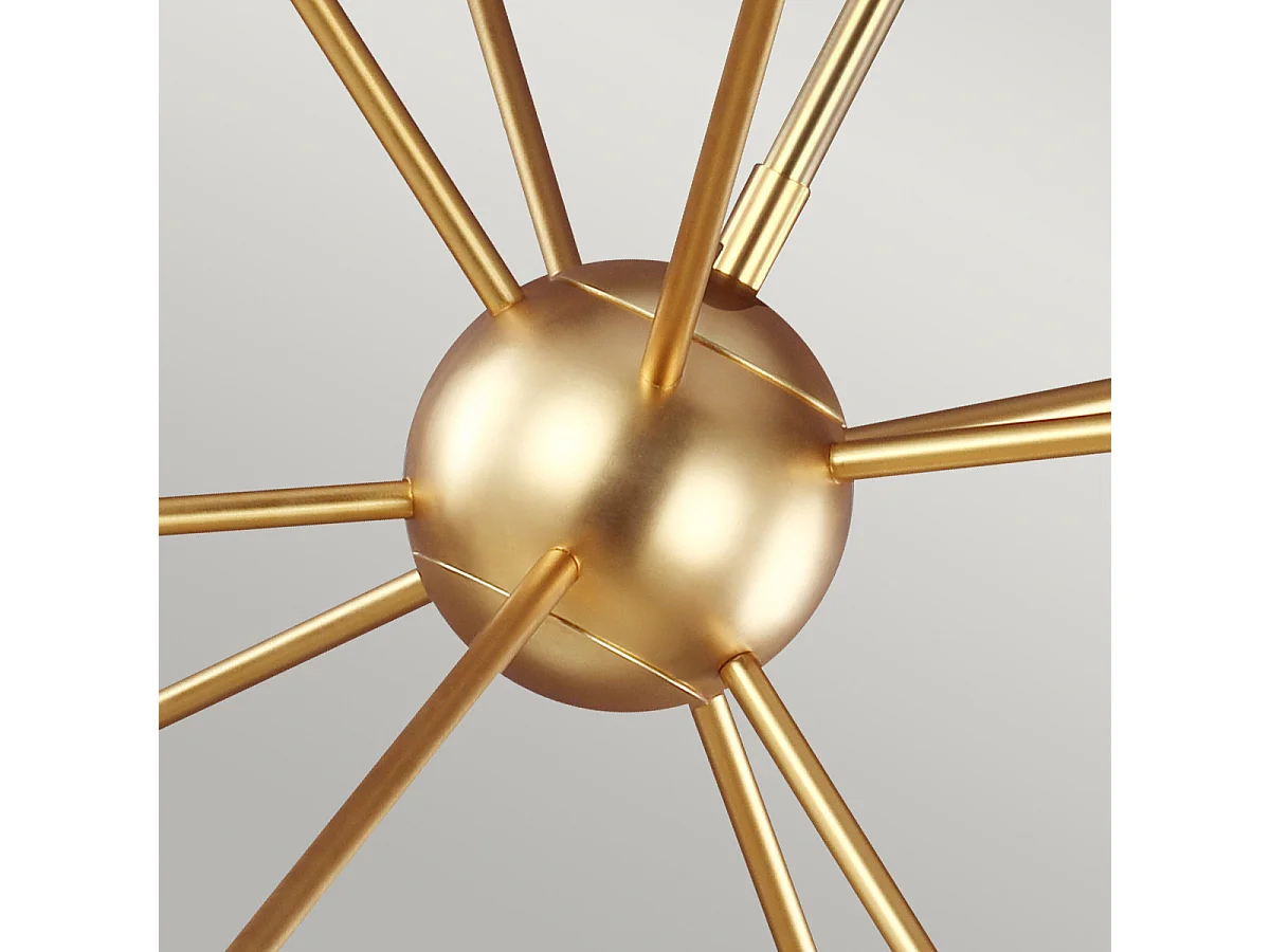 Elstead Jax 10 licht Kronleuchter, brüniertes Messing, G9