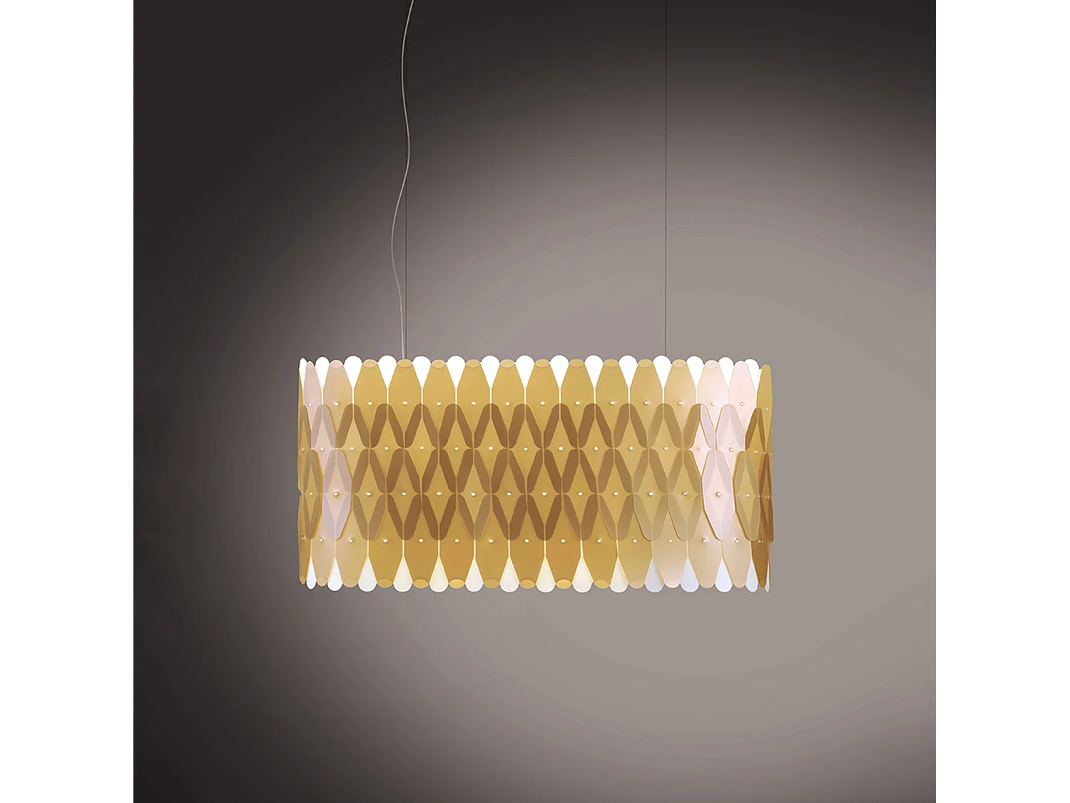 Lampadario Moderno Amanda Polilux ® New Gold E Metallo Cromo 6 Luci E27