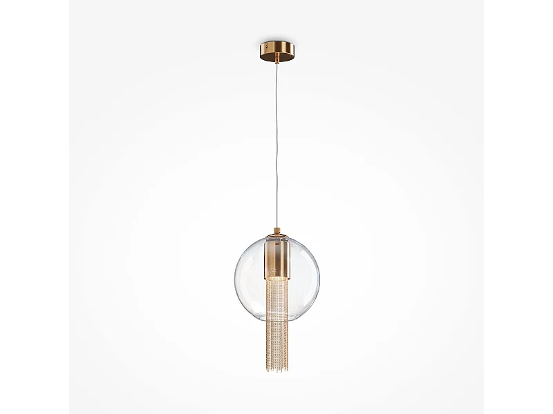 Maytoni Flusso I Modern Slim Plafoniera a Sospensione Bronzo GU10