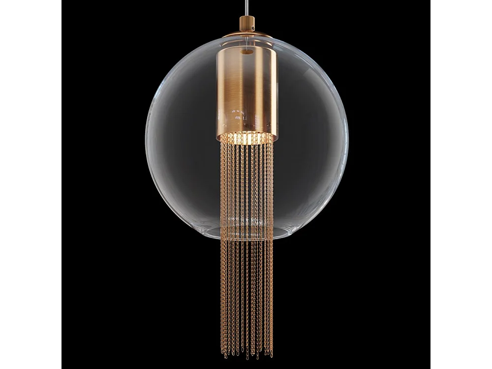 Maytoni Flusso I Modern Slim Plafoniera a Sospensione Bronzo GU10