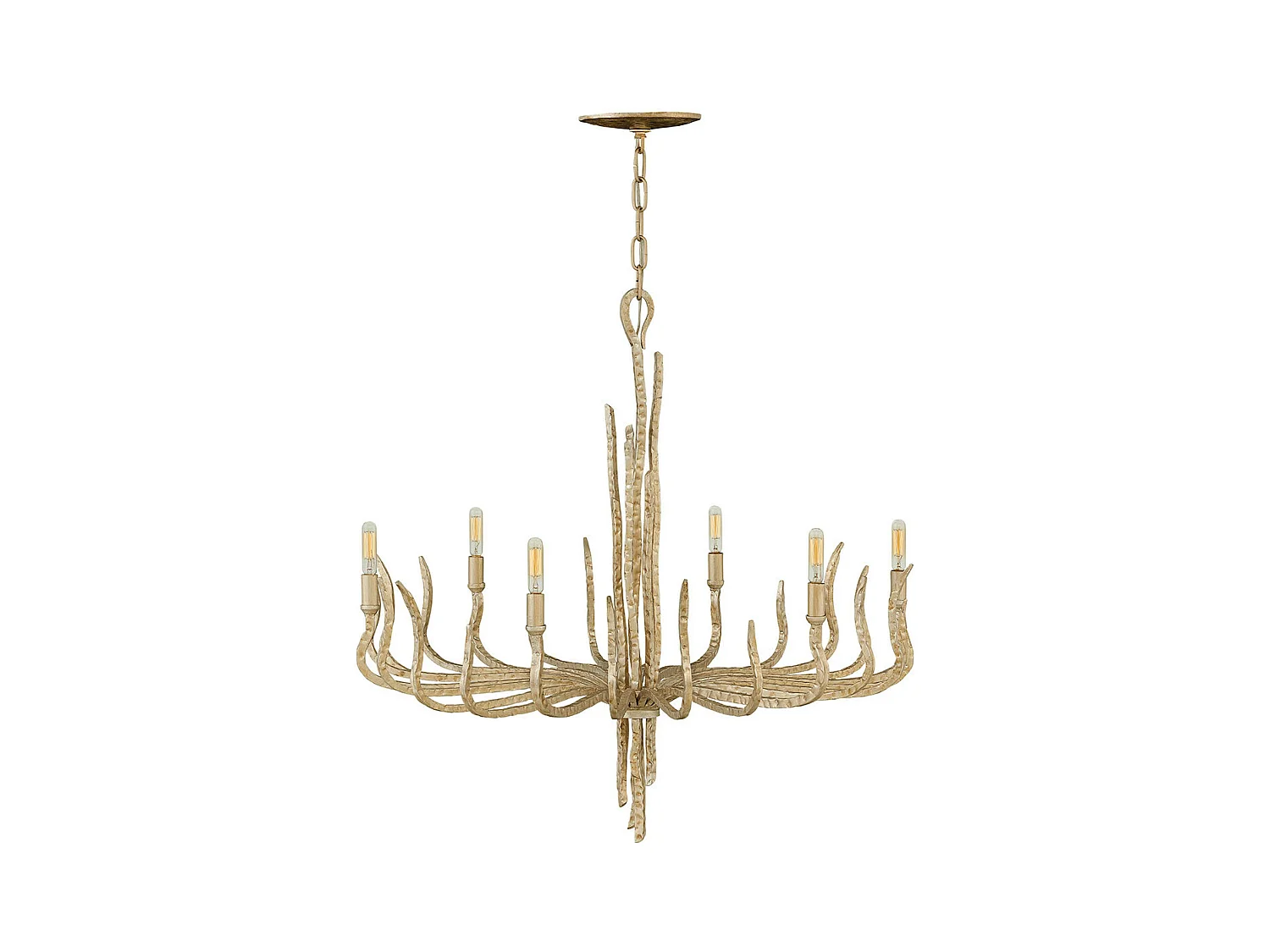 Elstead Spyre Lustre à 6 ampoules au fini doré, E14