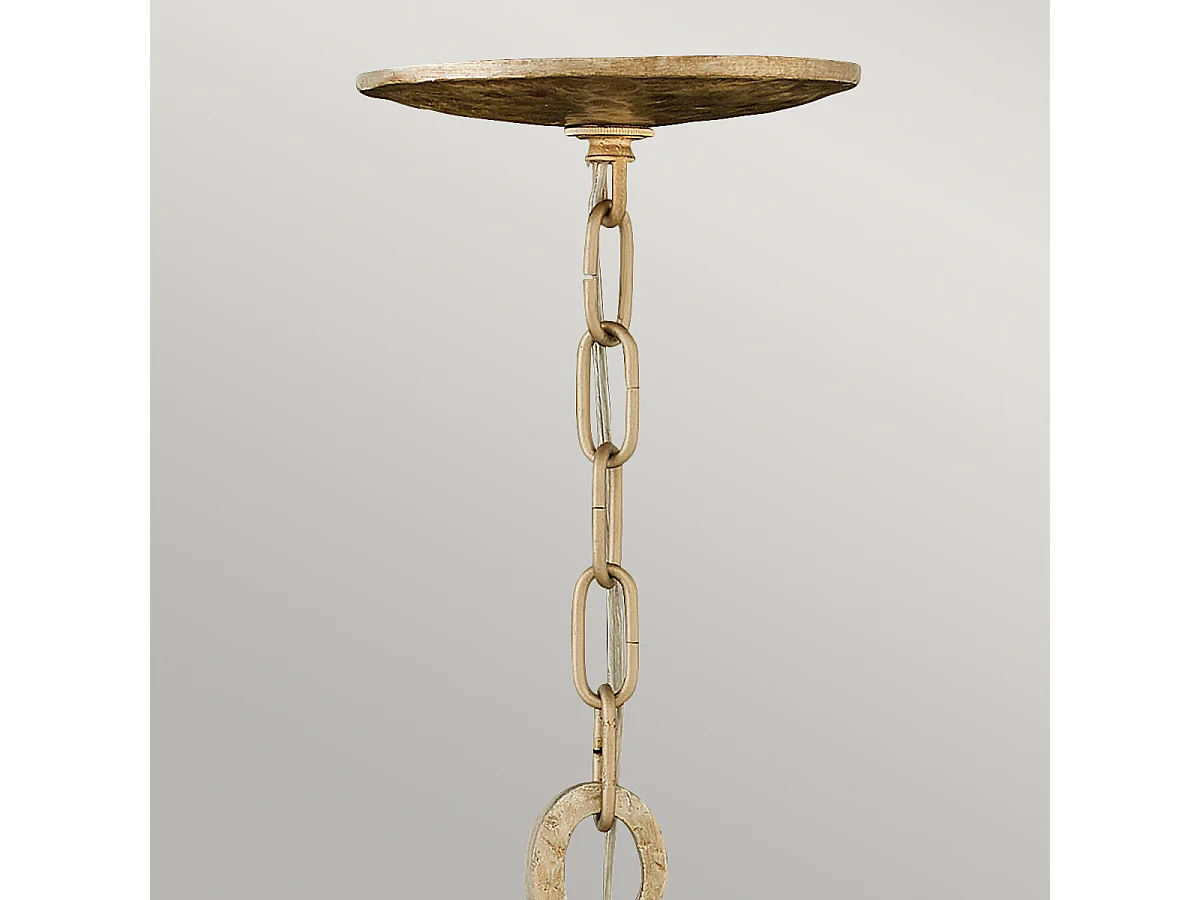 Elstead Spyre - Lampadario a 6 luci finitura oro, attacco E14