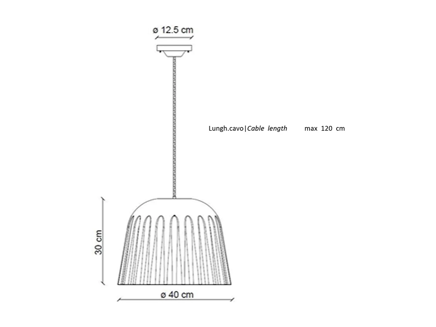 Sospensione Piccola Vintage Decò Madame Gres Ceramica Bianco 1 Luce E27