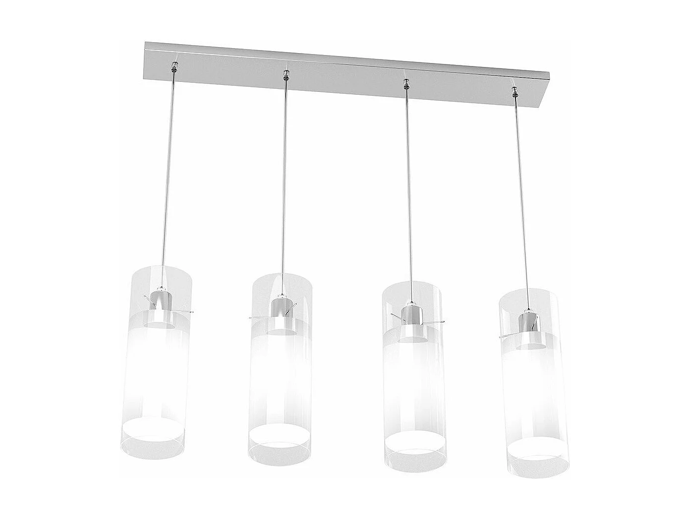 Cilinder Sospensione 4 Luci