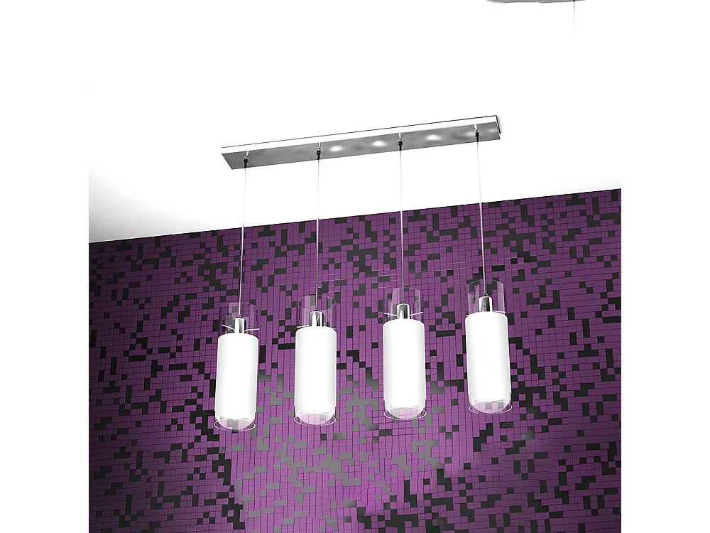 Cilinder Sospensione 4 Luci