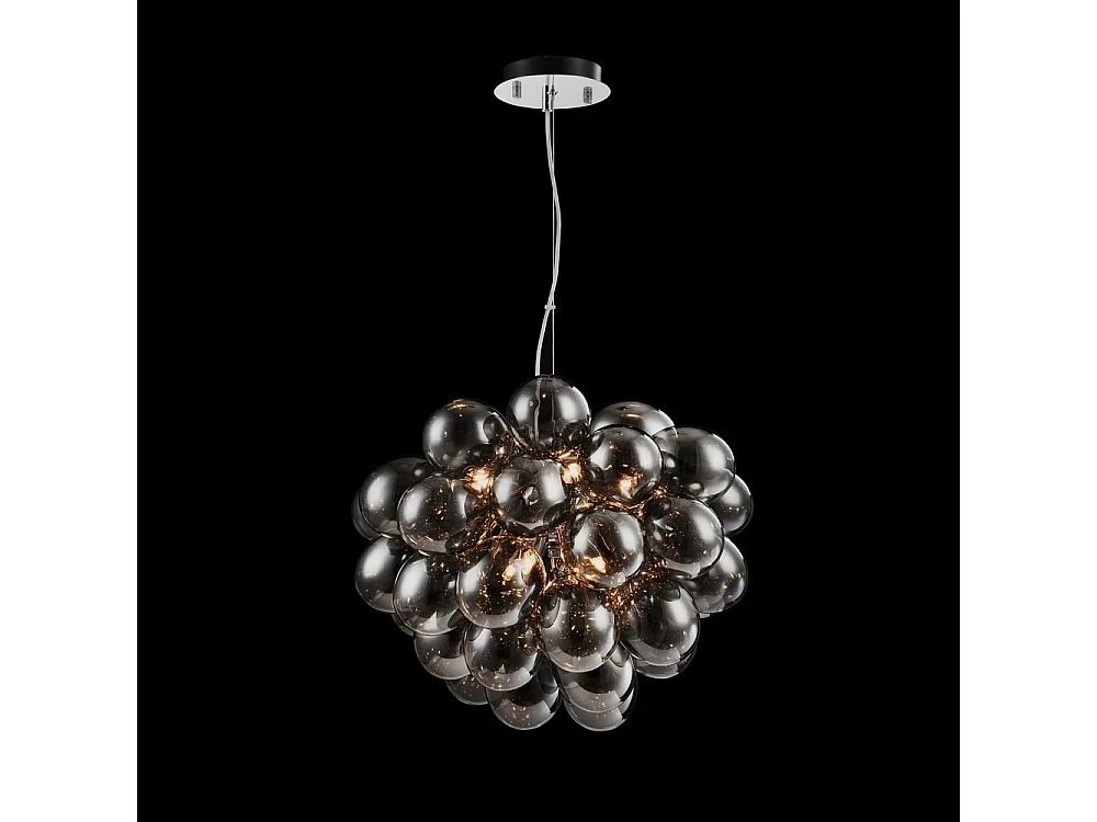 Balbo Decken-Pendelleuchte Nickel, 8-flammig, G9