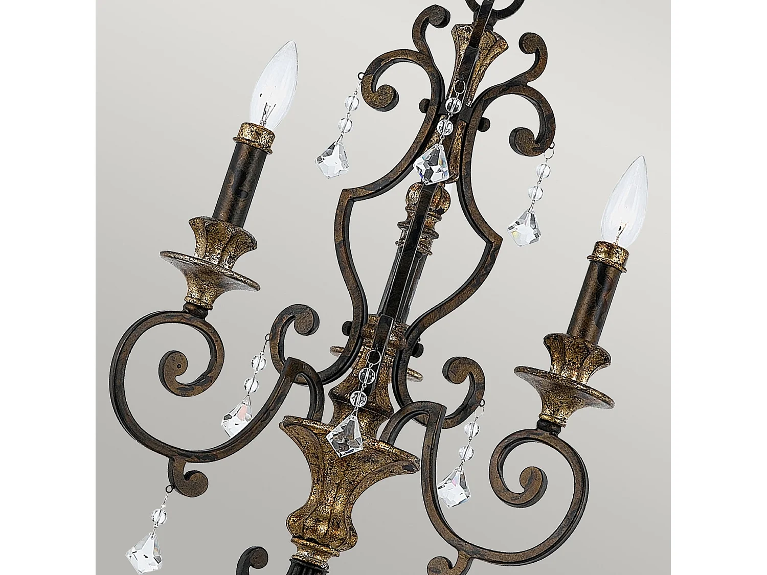 Elstead Marquette Ljuskrona 3 ljus antik bronsfinish, E14