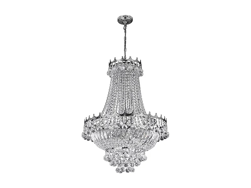 Searchlight Versailles 9 ljus kristallkrona kromfinish, E14