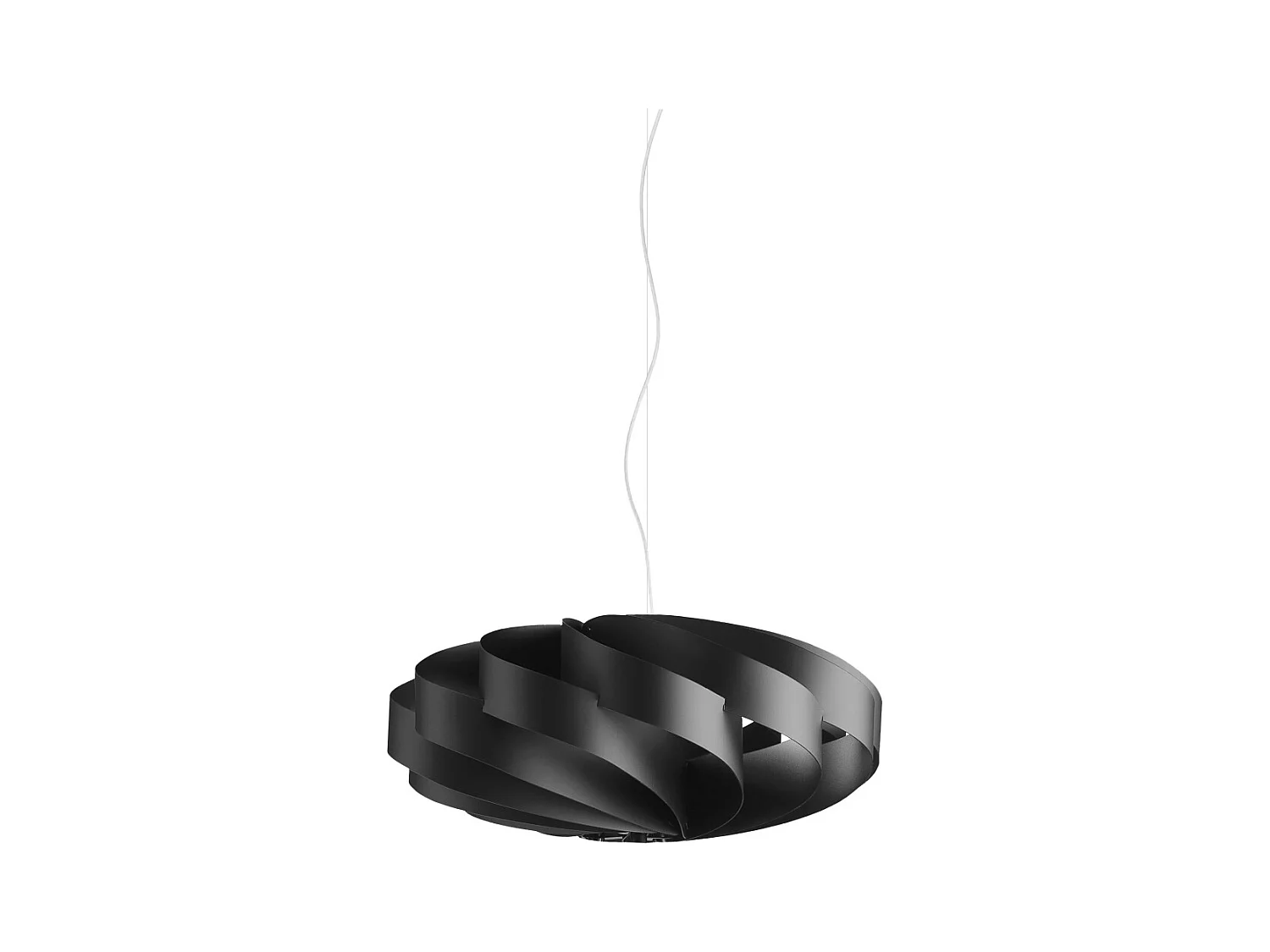 Lampadario Moderno Flat Polilux ® Nero E Metallo Cromo 3 Luci E27