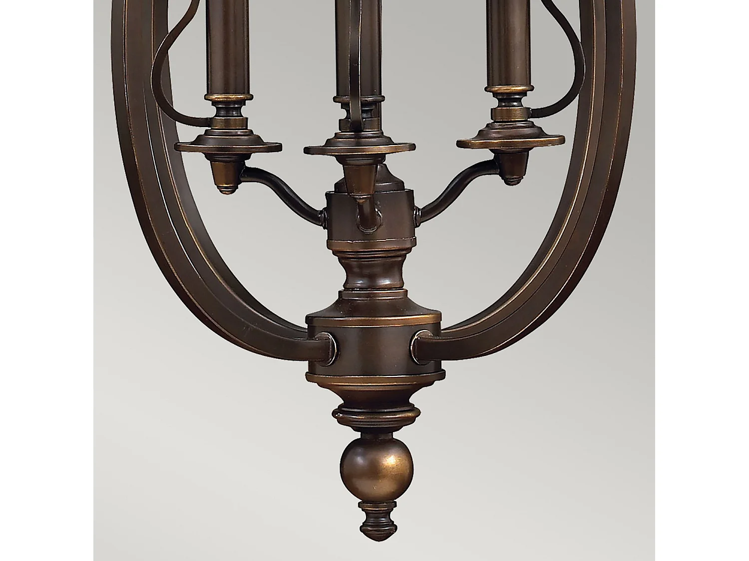 Elstead Plymouth Suspension à 4 ampoules au fini bronze antique, E14